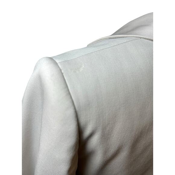 Lafayette 148 Wool Lightweight Butter Soft Jacket Blazer 4 Beige Retails $1200 - Picture 8 of 11